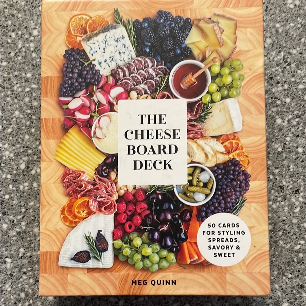 never used cheese board recipe cards for any occasion